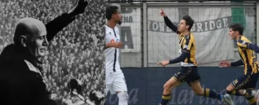 أحرز رومانو فلورياني موسوليني الجناح الأيمن لنادي يوفي ستابيا، أول هدف احترافي في مسيرته.