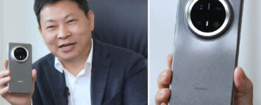 رئيس مجلس إدارة هواوي يعرض هاتف Mate 70 Pro+ الذكي الحقيقي.