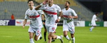 أحمد السيد زيزو أحرز هدف الزمالك الوحيد أمام المصري بكأس الكونفدرالية.