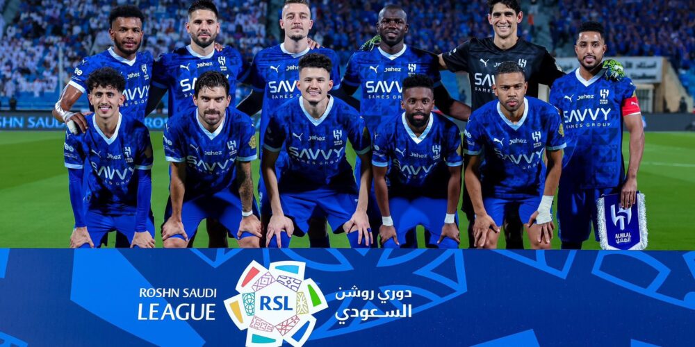 الهلال يهزم الفتح 9/0 صمن منافسات دوري روشن السعودي.